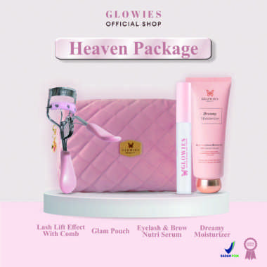 Heaven Package | Dreamy Moisturizer Glowies Beauty | Eyelash & Brow Nutri Serum | Lash Lift Effect |