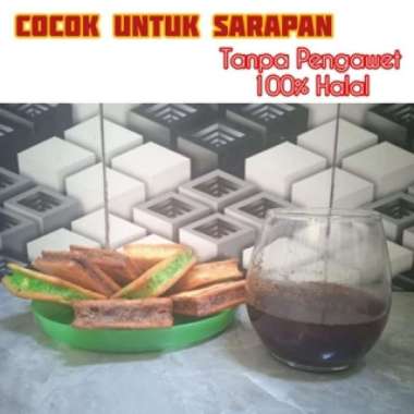 Kue Gabin Mentah Pandan Varian Rasa Frozen coklat