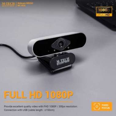 Webcam M-Tech WB350 Camera Webcam 1080p Full HD