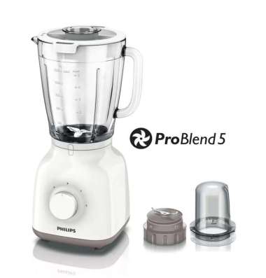 Philips Blender Kaca HR 2106 / HR2106 Glass dengan Mill