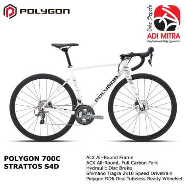 Polygon Strattos S4D [700C] Road Bike Sepeda Balap S
