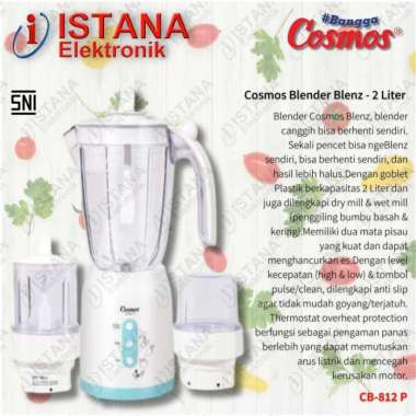 COSMOS BLENDER BLENZ PLASTIK 2 LITER CB-812 P