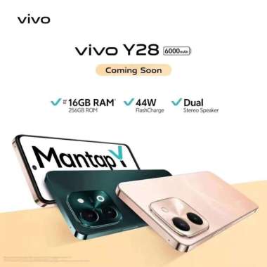 VIVO Y28 RAM 6/128 GB GARANSI RESMI ORIGINAL BISA KREDIVO / PAYLATER ORANGE