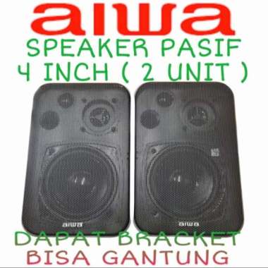 Speaker AIWA PASIF 4 Inch Free Brecket Gantung Cocok Buat Cafe Klinik