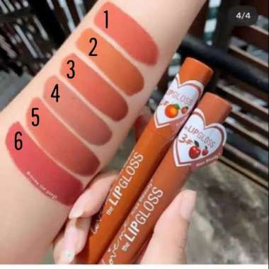 ORIGINAL KISS BEAUTY LOVE ME THE LIPGLOSS FRUIT SERIES KODE 7883B 03