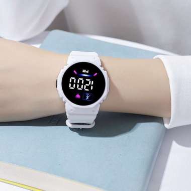 3 WARNA BISA PILIH Jam Tangan LED Digital Pria Wanita Rubber Electronic Fashion Couple Anak Remaja P