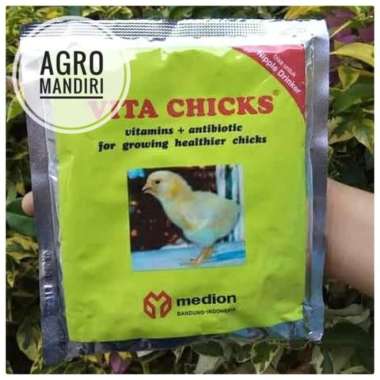 Vitamin Pertumbuhan Anak Ayam Broiler Unggas Vitachick 250 Gram