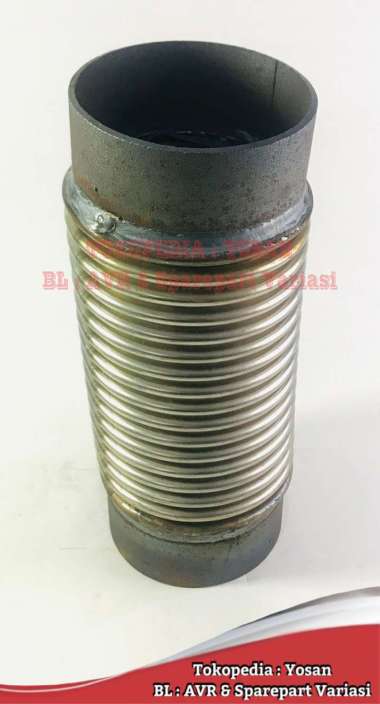 FLEXIBLE KNALPOT UNTUK KNALPOT GENSET UNIVERSAL UK 10CM