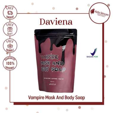 Daviena Skincare Body soap | Sabun Vampire | Vampire Mask & Body Soap Daviena Skincare