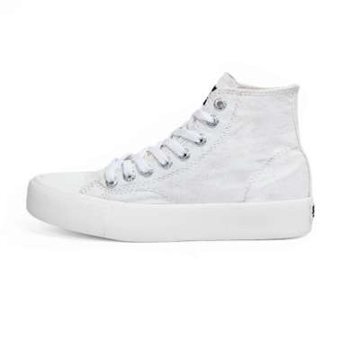 SABA Vintage High Off White - Sepatu Sneakers Casual Pria Wanita 44 Off White