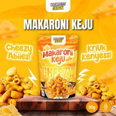 Makaroni Renyah Tidak Keras Keju Cheezy Premium Makaroni Krenyess Snack Keju Cheezy