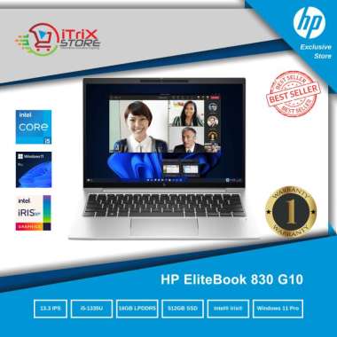 HP Elitebook 830 G10 8H5U9PA i5-1335U 16GB 512GB Intel Iris Windows 11 Pro