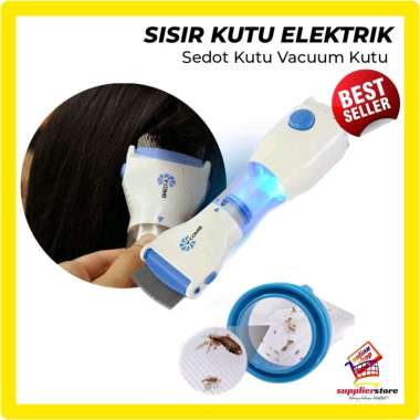Sisir Kutu Rambut Elektrik Penghisap Kutu Dan Telurnya Sisir Penghilang Kutu