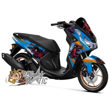 Decal Lexi 155 Full Body Stiker Full Body Motor Yamaha Lexi 125 - Lexi LX 155 - Naruto Madara Lexi 1