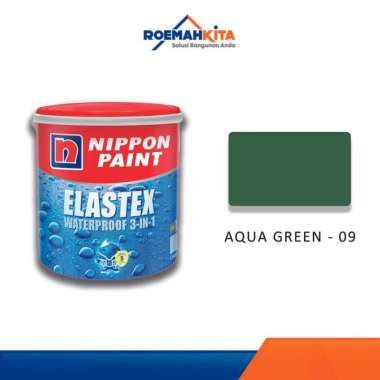 Nippon Elastex 4 Kg | Cat Pelapis |Cat Waterproof Grey - 4 kg