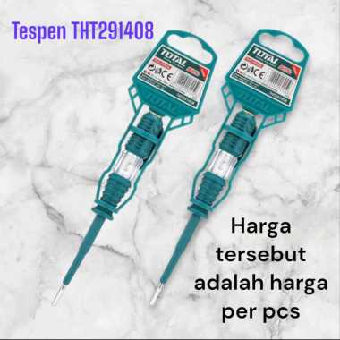 TOTAL Test pencil THT291408 - Tespen, pensil tes 100-500V, TESPEN PENCIL TEST THT291408 TOTAL TOOLS,