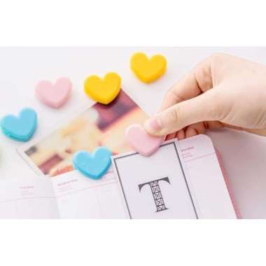 Clip Kertas Jepitan Klip Foto Love Jepit Foto 4PCS 319-20
