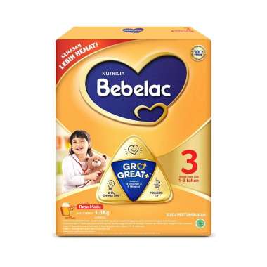BEBELAC 3 (1-3 tahun) Vanila/Madu 1800gr BEBELAC 3 1,8kg Madu