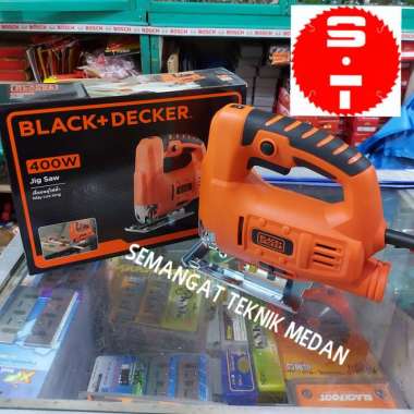 JS20 MESIN GERGAJI TANGAN JIGSAW JIG SAW 400 WATT BLACK DECKER JS 20