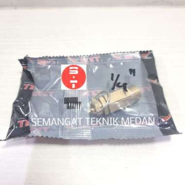 SPAREPART KOMPRESOR KOMPRESSOR SAFETY VALVE KUNINGAN 1/4" 1/4 " BULL