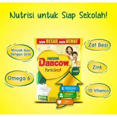 Promo Harga Dancow FortiGro Susu Bubuk Instant 1000 gr - Blibli