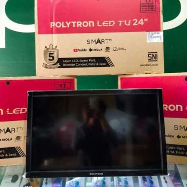 smart tv Polytron 24 inch garansi resmi 5 tahun