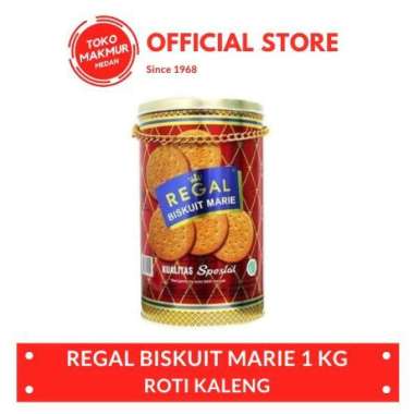 BISKUIT MARIE REGAL RANTAI SPESIAL 1 KG - ROTI KALENG