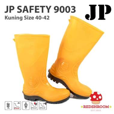 Sepatu Boot Tinggi Jeep Safety 9003 Kuning - Sepatu Kontruksi Proyek 40