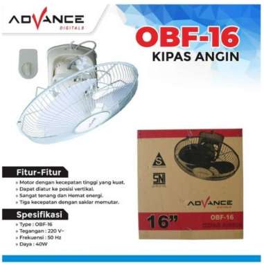 Advance Kipas OBF-16 Kipas Angin 16 Inch