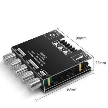 Audio Amplifier Bluetooth 5.0 AUX 2.1 Channel Subwoofer