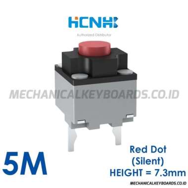 Kailong HCNHK Silent Mouse Micro Switch (Red - 7.3mm)