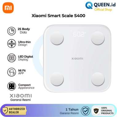 Xiaomi Mi Smart Scale S400 Body Fat Bone Composition 25 Data Timbangan Badan Digital MIJIA S400 CN