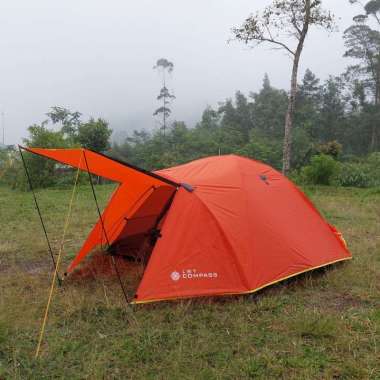 Tenda LWY Compass Fiber 4 Person - Tenda Camping LWY Compass fiber 4P Orange