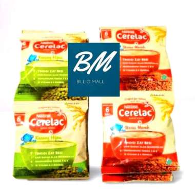 Nestle CERELAC Bubur Bayi 1 Renceng (8 sachet) kacang hijau