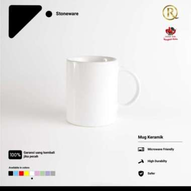 Mug Putih Gelas Gagang Cangkir Keramik Beling Gelas Teh Kopi Susu Jahe