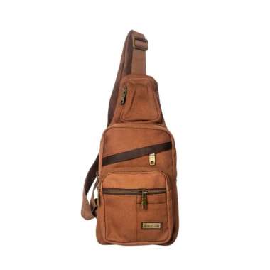 Supervice Tas Selempang Kanvas Zapatos ZPTSK 6080 Cokelat