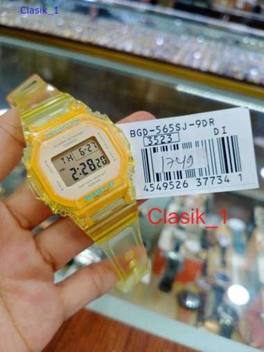 Original 100%!! Casio BABY-G BGD-565SJ-9DR Jam Tangan Wanita Digital BabyG BGD-565SJ-9 BGD565 Garans