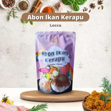 Locca Abon Ikan Kerapu 100 gram - Snack Anak - Mpasi Anak - Abon MPASI Anak