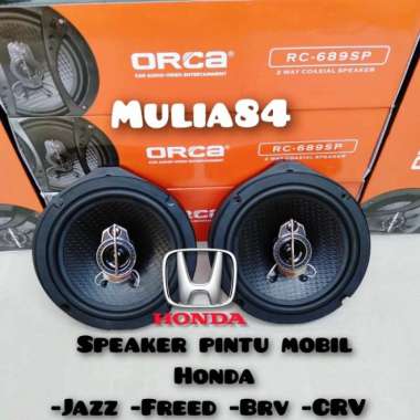 speaker coaxial orca pintu mobil Honda jazz Freed mobilio Brio HRV dll