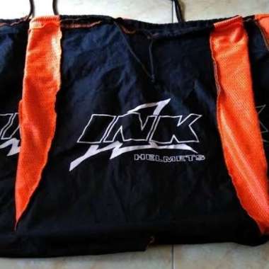 TAS HELM KYT ORIGINAL | Sarung Selempang Universal Half Face Full Face INK biasa