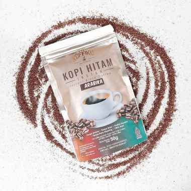 50g 100% ARABICA Kopi Hitam Tanpa Ampas - KOFFIKU