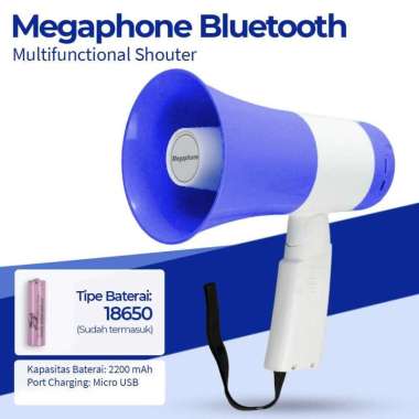PressON Toa Megaphone Bluetooth Multifunctional Shouter 75 W 619FB Speaker Portabel Portable Meeting