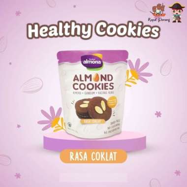 Almona Almond Cookies 90gr - Cokelat