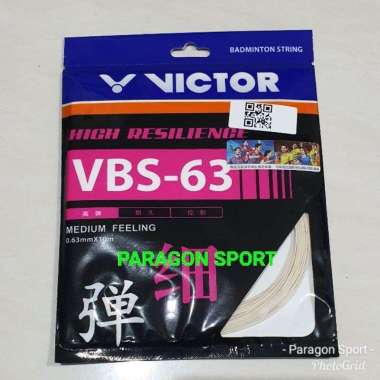 Senar Badminton VICTOR VBS-63 / VBS 63 / VBS-68 / VBS 68 Putih