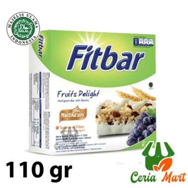 Fitbar Fruits Delight Box 110 gr Snack Sereal Bar Cemilan DIet Sehat