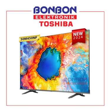 Toshiba QLED TV 50 Inch 50M450NP 4K UHD Smart TV (Free Braket) VIDAA QUANTUM DOT
