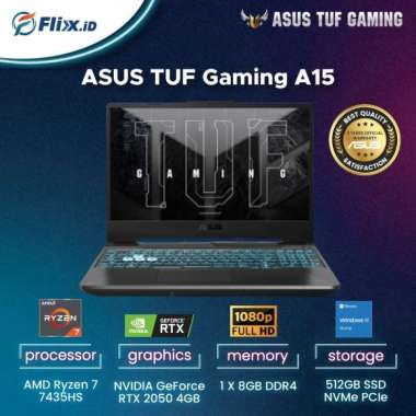 ASUS TUF A15 Gaming FA506NFR-R725B6T-O AMD Ryzen 7 7435HS 16GB 512 SSD RTX 2050 4GB 15,6"FHD