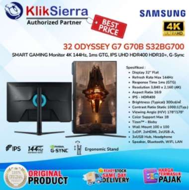 SAMSUNG LS32BG700 ODYSSEY G7 SMART Gaming Monitor 32" G70B S32BG700 - ODYSSEY G7 32", ODYSSEY G7 G70