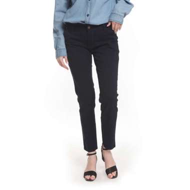 2Nd Red Slim Fit Chinos Pants Celana Wanita Biru Navy 212103 33