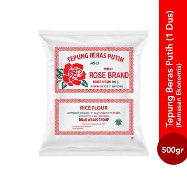 Tepung Beras Rose Brand 500 Gr / Rosebrand Tepung Beras Putih